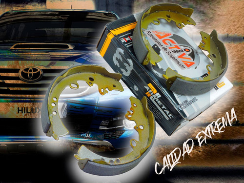 Imagen 4 de 6 de Zapatas Con Cintas Traseras Toyota Hilux 4x2 4x4 Calidad Ori