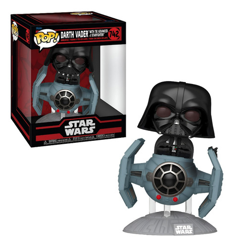 Funko Pop! Rides Deluxe: Star Wars - Tie Fighter Con Vader (Usado)