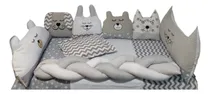 Comprar Set Para Cuna Completo: Chichoneras Trenza Acolchado