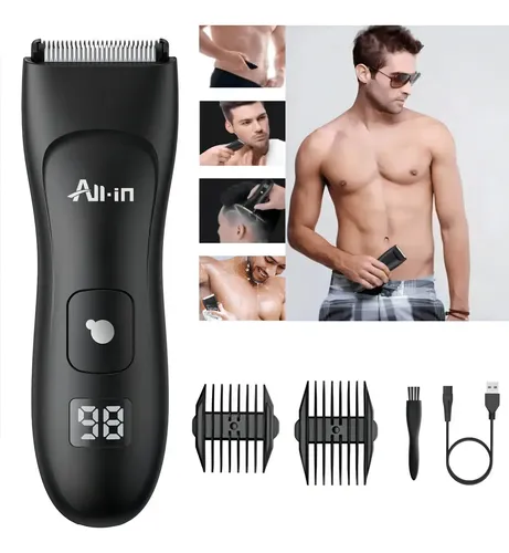 All-in Barbeador Eletrico Aparelho de Barbear Areas Intimas