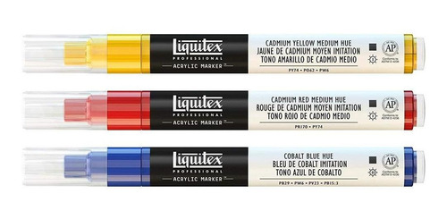 Set 3 Marcadores Acrílicos Liquitex Artista Pintura Arte