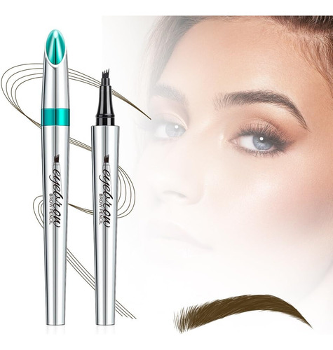 3d Waterproof Microblading Eyebrow Pen 4 Fork Tip 2 Piezas