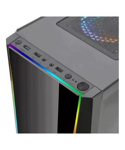 Gabinete Gamer Redragon Tailgate Gc-702 Rgb Vidrio Templado