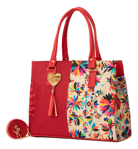 Bolsa Yute Para Dama Fana Estrella Rojo Es Para Ti