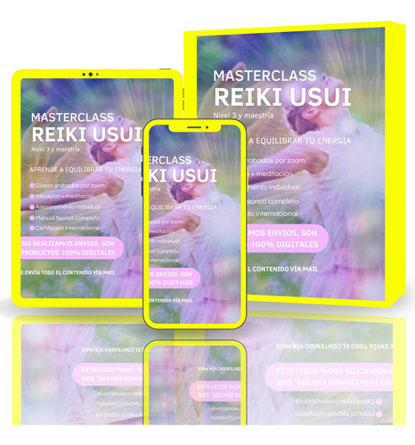 Reiki Usui Nivel 3 Y Maestría (curso Holistico)