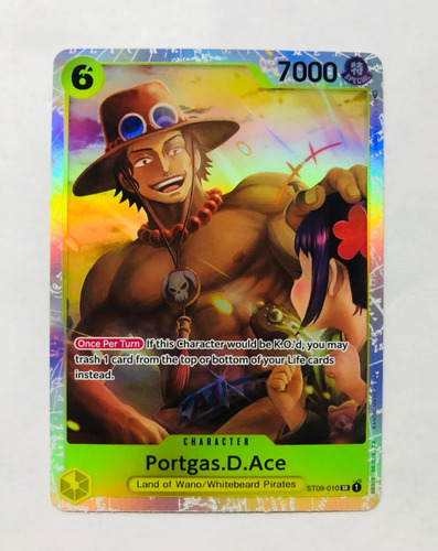 Portgas.d.ace St09-010. Super Rare. One Piece.