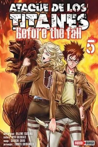 Manga Panini Ataque De Los Titanes Before The Fall #5