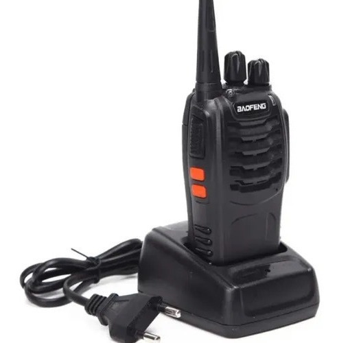Radio Boquitoqui Walkie Talkie Bf-777s Pack (2)! Color Negro