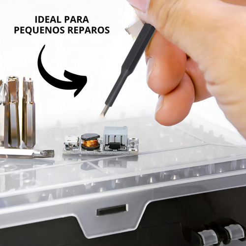 Conjunto Kit Chaves De Precisão 26 Peças Conserto Manutenção