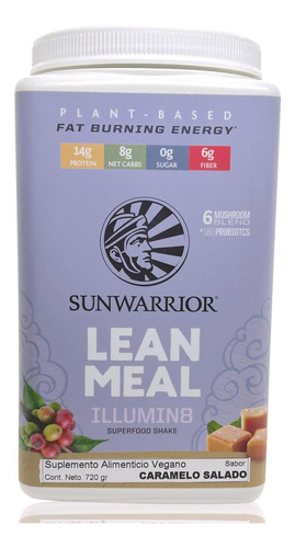 Lean Meal Illumin8 Caramelo 720 G Sunwarrior Keto Vegana