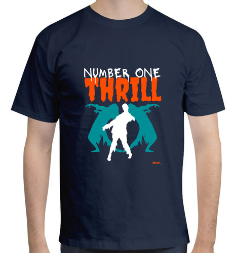 Playera Futbol Americano - Delfines - Halloween - Zombie - 2