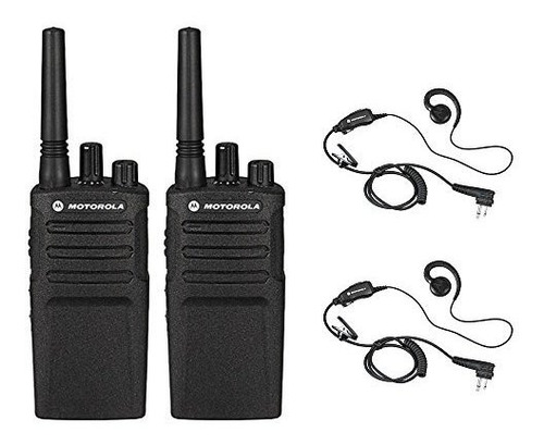 2 Paquetes De Radios Motorola Rmu2040 Con 2 Auriculares Ptt