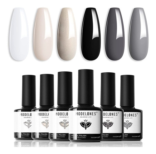 Esmaltes Para Uñas De Gel Neutro  6 Co - L a $17317