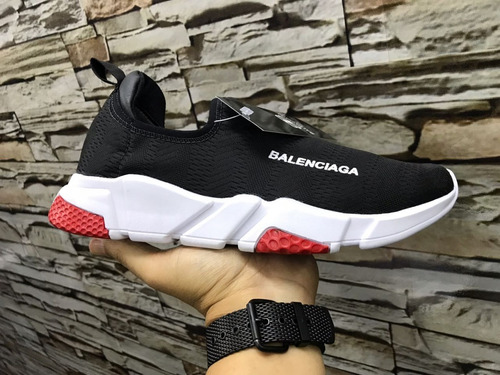 Lançamento 2019: Tênis Balenciaga Speed Cano Baixo Meia Pto | Mercado Livre