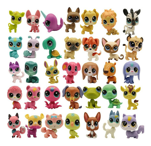 Little Lets Pet Shop Friends Miniaturas Especiais Lps Com 10
