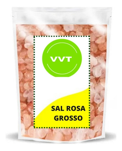 Sal Rosa Do Himalaia Grosso 1kg - Vvt Natural