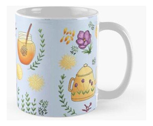 Taza Té De Primavera (imprimir) Calidad Premium