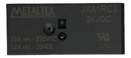 Relé Miniatura 16a 24vcc 1cont Reversível Jxd1rc3 - Metaltex