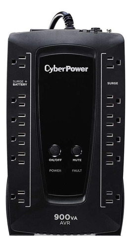 Ups Con Visor Lcd Cyberpower Avrg900lcd 900 va 900va Negro