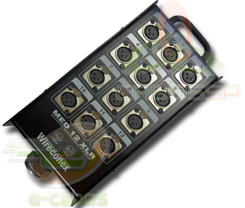 Medusa Completa 12 Vias Xlr Balanceados Ou Com P10