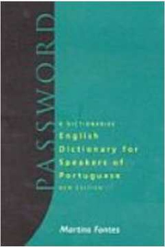 Password: English Dictionary For Speakers Of Portuguese De Varios Autores Pela Martins Fontes (2002) (Usado)