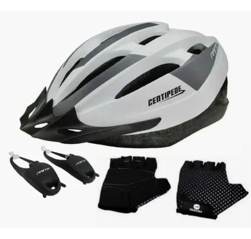 Combo Casco Gw Bicicleta Guantes-luces Del-tras Gw Mtb Ruta