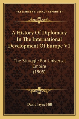 Libro A History Of Diplomacy In The International Develop...