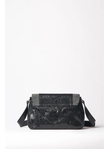 Bandolera Mishka Holiday Negro Azul I25 Negro Lisa