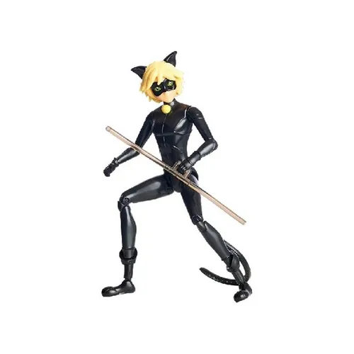 Boneca LadyBug E Cat Noir Articulado C/ Acessório Miraculous