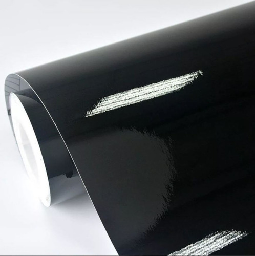 Vinil Wrap Automotriz Ultra Glossy Nivel Premium 30cm X 3 Mt Color Negro
