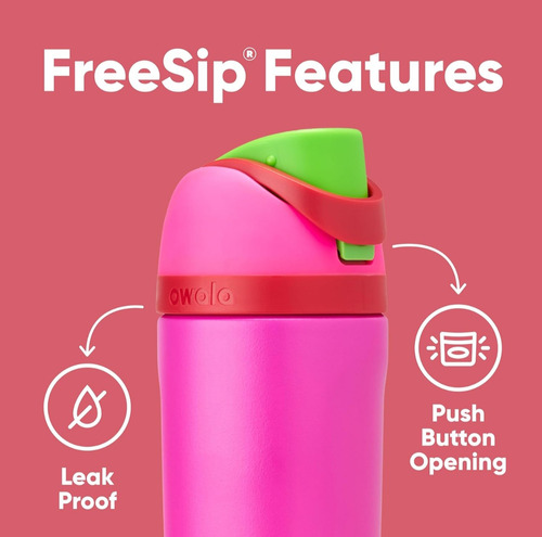 Termo Owala Freesip Kids Con Popote 475 Ml.