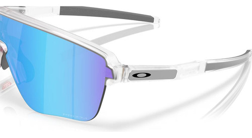 Gafas de sol Oakley Corridor Sq Matte Clear Prizm Sapphire, color blanco
