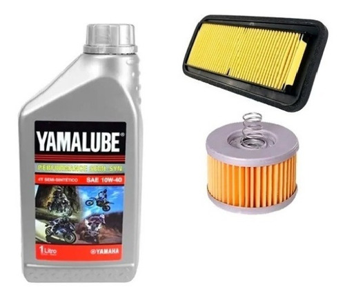 Kit Service Yamaha Fz Fi 2. Yamalube Semi Sintentico Filtros