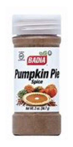 Badia Calabaza Pumpkin Pie 56,7 G Kosher Sin Tacc Usa!