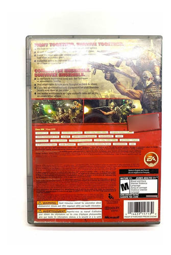 Army Of Two 40 Day (platinum Hits) Xbox 360 (Usado)
