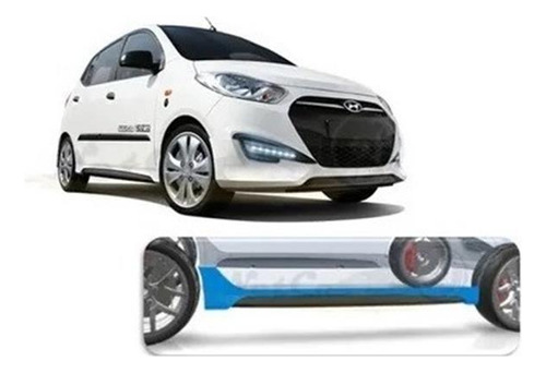 Estribos Laterales Para Hyundai I10 2013 2014 Originales