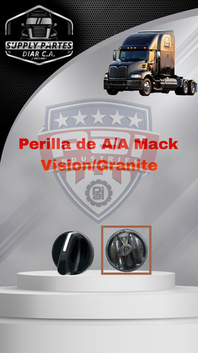 Perilla Botón Aire Acondicionado Mack Mp8