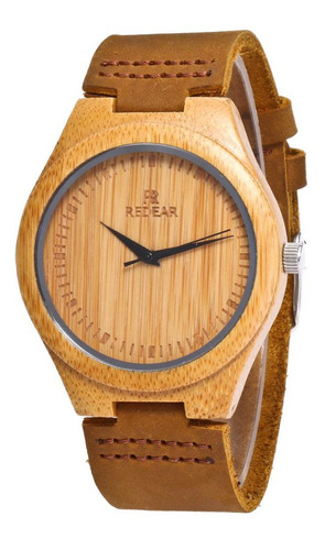 Reloj De Madera De Bambú De Lujo Para Hombre Y Mujer, Correa