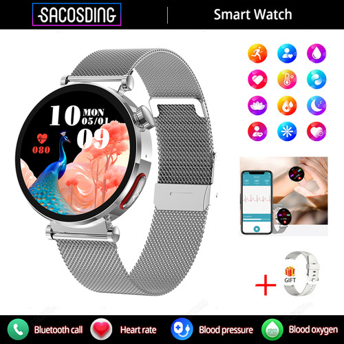 Reloj Inteligentes 1.27smart Watch Mujer Llamada Bluetooth