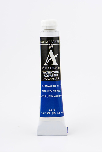 Grumbacher Chartpak Academia Acuarela Paint3, Azul Ultramari