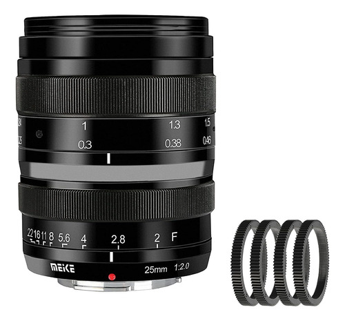 Lente Meike 25mm F2.0 M43 Para Camara Olypums Panasonic Mft