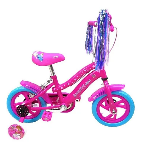 Bicicleta para niñas rin 12 gw princess story 2-5 años Uva GW