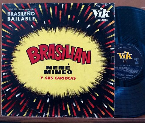 Nene Mineo Y Sus Cariocas - Brasilian - Lp Vinilo Año 1960