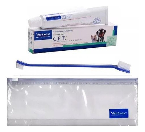 Kit 3 Cet Pasta Dental Enzimática Cães E Gatos 70g