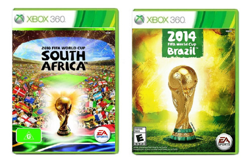 Fifa Copa Do Mundo 2010 + 2014 Xbox 360 (leia A Descrição) (Usado)