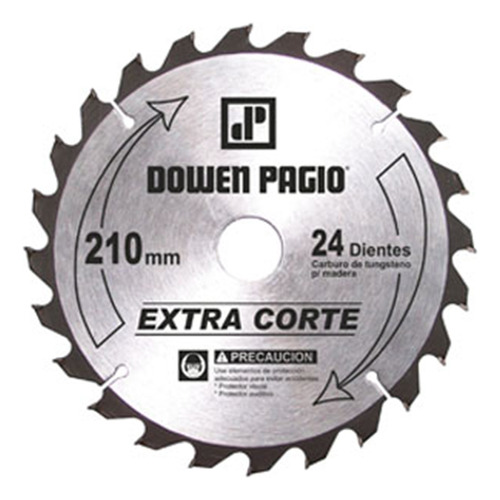 Disco Sierra Circular 210mm 24 Dientes Dowen Pagio 9998645