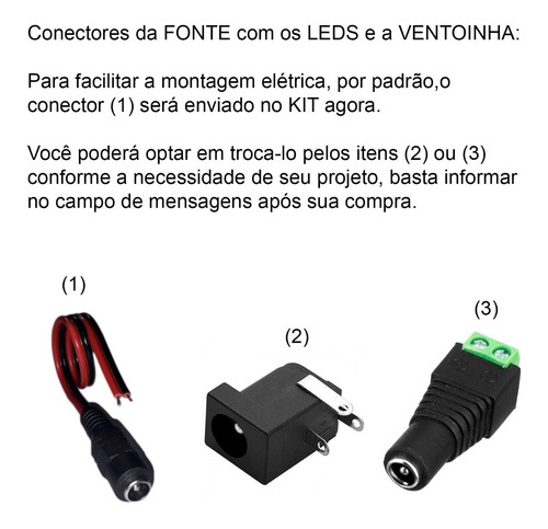2x Kit Armadilha De Mosquito Led Ultravioleta Fácil Montar