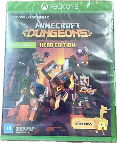 Minecraft Dungeons : Hero Edition - Version XBOX ONE, Neuve Sous Blister - Jeu D’action-aventure