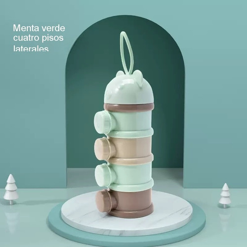Dispensador Portátil De Fórmula Con 4 Capas Nuevo