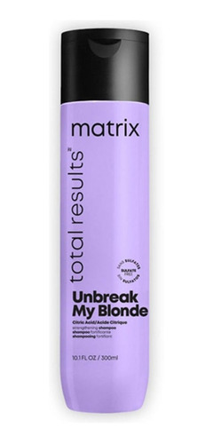 Shampoo Unbreak My Blonde Total Result Pelo 300ml